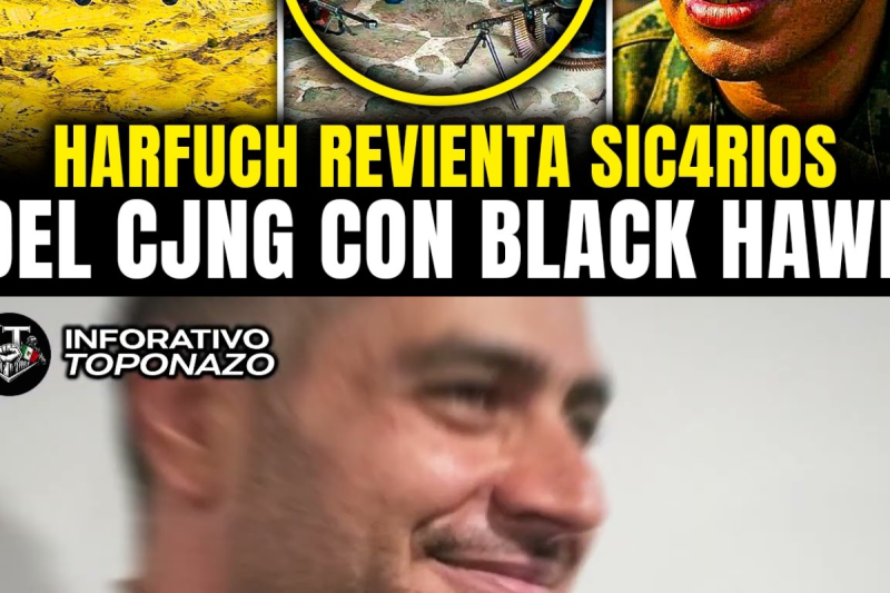 ¡HARFUCH REVIENTA a 14 SICARIOS del CJNG en NOCHE OSCURA con BLACK HAWK en MICHOACÁN!
