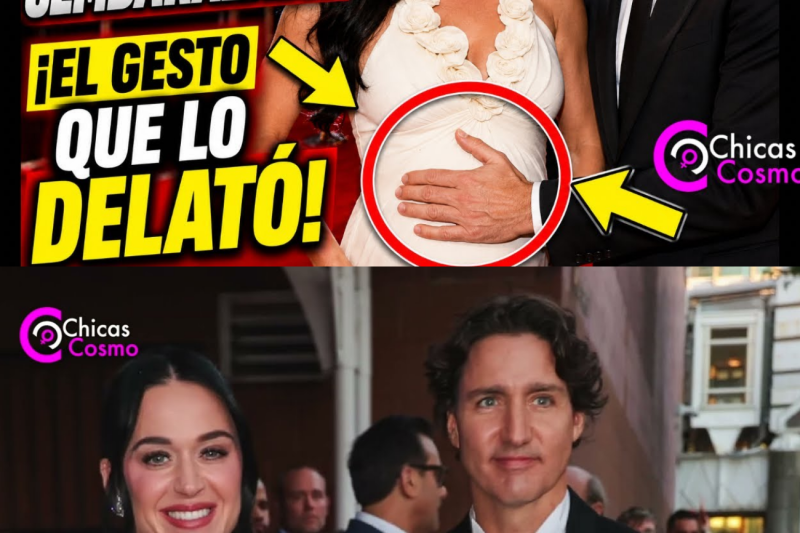 ¿Katy Perry embarazada? El misterioso y tierno gesto de Justin Trudeau en la alfombra roja que desató la locura en internet