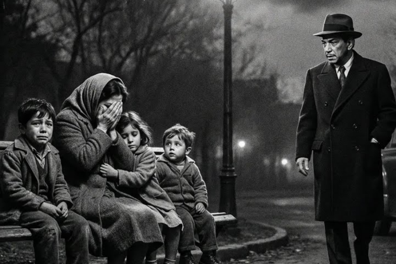 Una madre lloraba en Nochebuena sin comida para sus hijos—Cantinflas escuchó y se QUEBRÓ