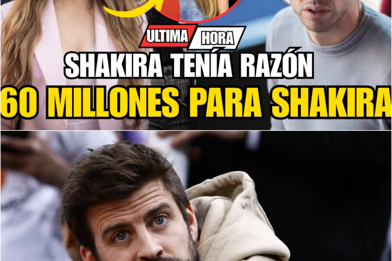 Victoria absoluta e histórica: La Audiencia Nacional humilla a Hacienda y le ordena devolver 60 millones de euros a Shakira por una persecución “temeraria”
