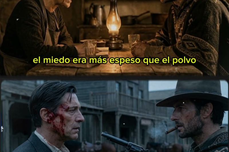 “¡Dejen ir al viejo!” —ordenó Jack Lightning a los amos de Deadwood.