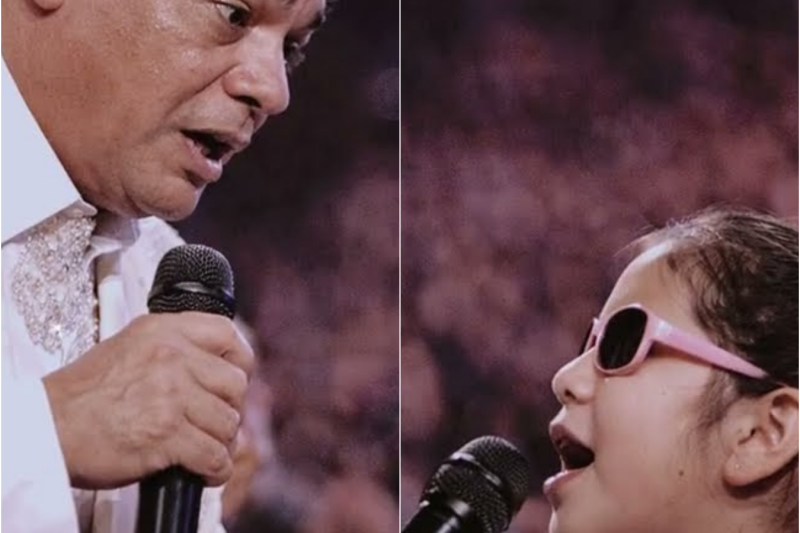 Juan Gabriel PARÓ Querida al Escuchar a Alguien Cantar Mejor que Él — una Niña Ciega de 9 Años