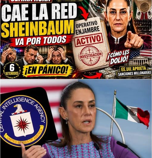 Claudia Sheinbaum Bajo Dos Fuegos: El “Operativo Enjambre”, Sanciones de EE.UU. y el Fin de los Políticos Intocables