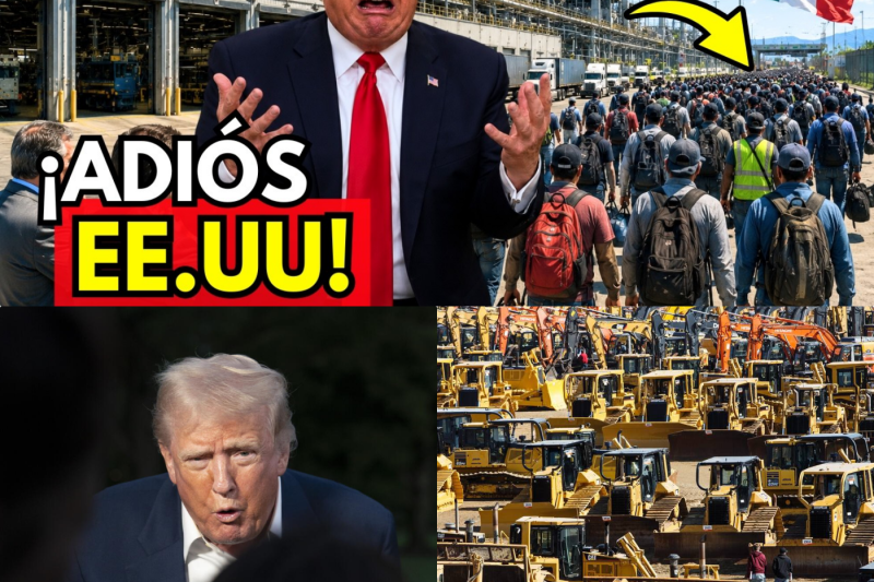 El colapso silencioso: Trump pierde a los trabajadores mexicanos y paraliza la economía de EE. UU.