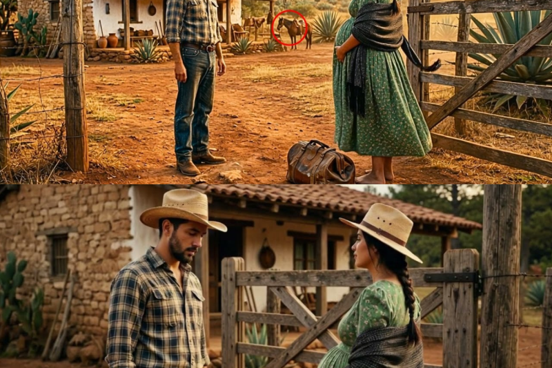 Embarazada y sin nadie, fue al rancho del único hombre que la amó, pero lo que él guardaba…