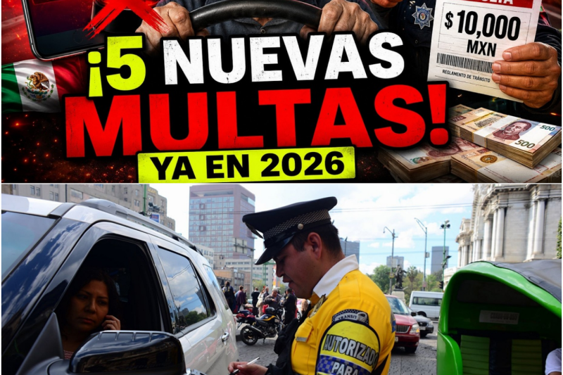 Alerta Conductores: Las 5 Nuevas Reglas de Tránsito en México que Ya Están Vaciando los Bolsillos en 2026