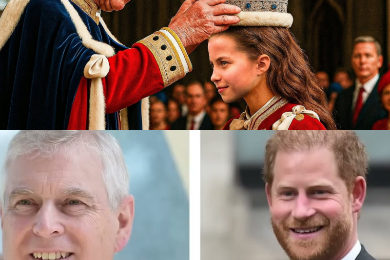 El giro histórico de la corona británica: El Rey Charles III desafía el protocolo real al otorgar un título de élite inédito a la Princesa Charlotte