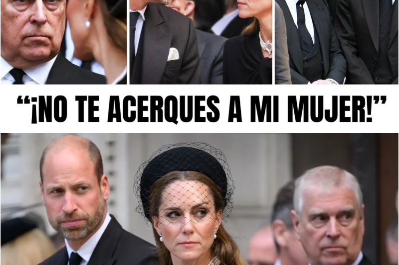 Lo que el Príncipe William ACABA de hacer después de que la MIRADA DE MUERTE de Andrew
