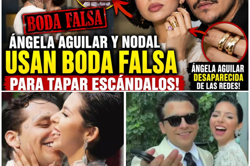 ¡Cortina de Humo! Ángela Aguilar y Nodal Usan Falsos Rumores de Boda Para Tapar la Peor Crisis de su Dinastía
