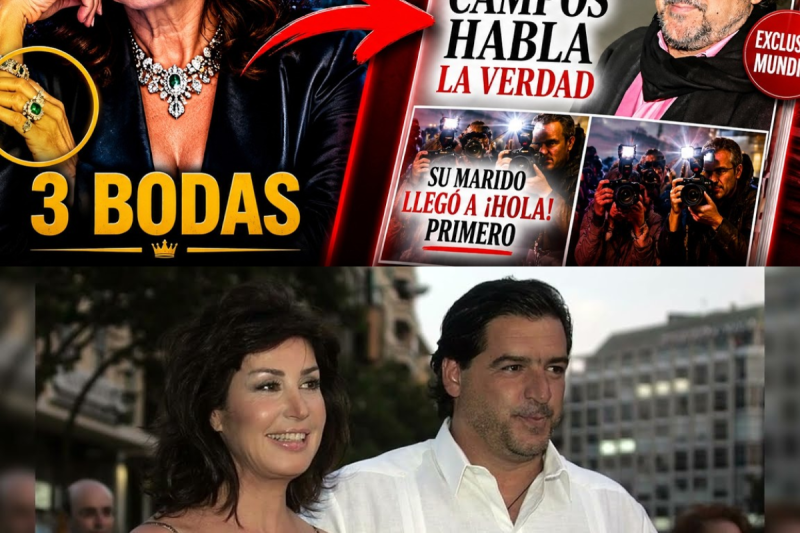 La nieta de Franco se casó tres veces para huir. La última vez, su marido llegó a ¡Hola! primero