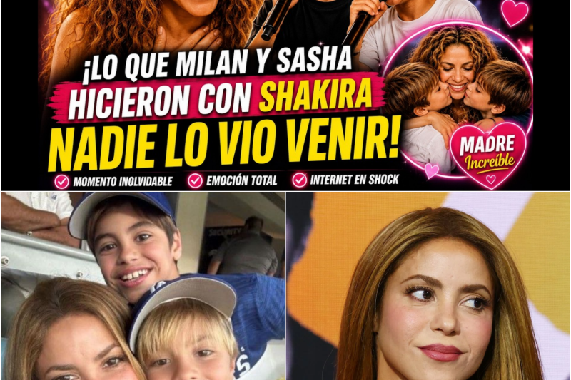 El regalo más emotivo de Milan y Sasha que hizo romper en llanto a Shakira: El día en que el legado musical y el amor puro sanaron las heridas del pasado