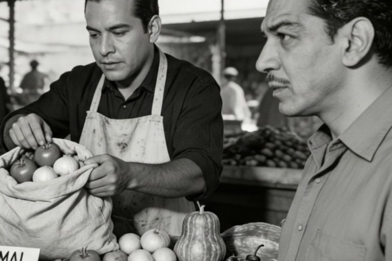Don Gonzalo vendía jitomates a pérdida—Cantinflas preguntó cómo sobrevivía y se QUEBRÓ