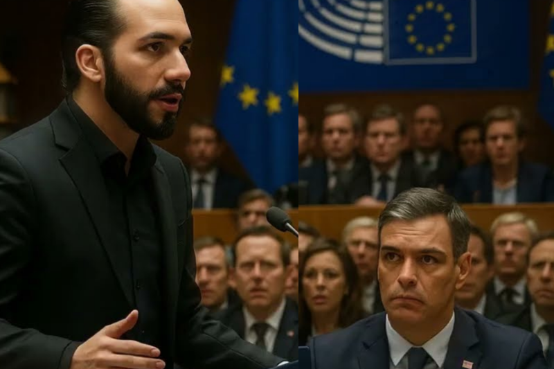 Bukele DESTRUYÓ a Sánchez en Plena Cumbre de Bruselas