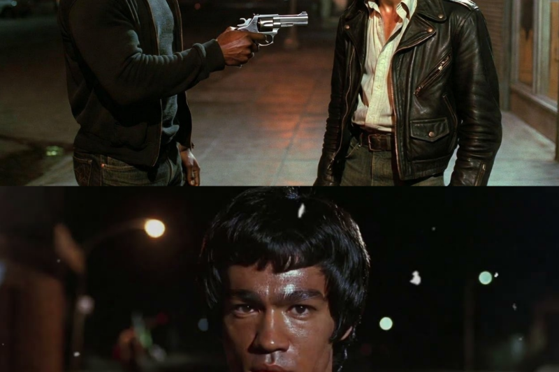 Un ladrón sacó una pistola frente a Bruce Lee en pleno asalto — lo que pasó nadie lo podía creer