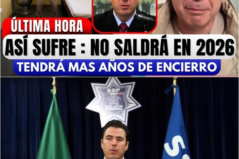 Luis Cárdenas Palomino: Así Vive Hoy en la Cárcel el Expolicía mano derecha de Genaro Garcia Luna