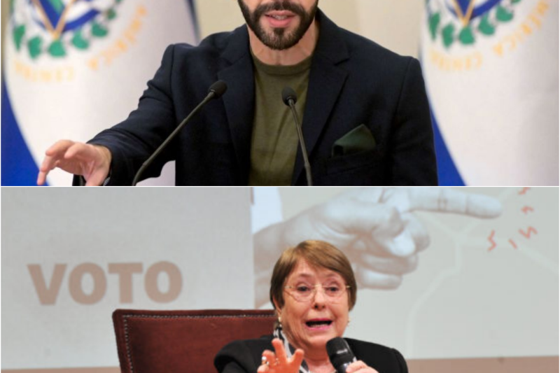 Bachelet ATACÓ a Bukele y Terminó Expuesta Frente a Todos