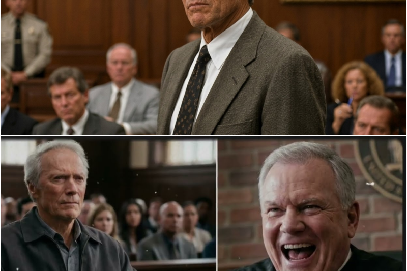 Juez se BURLA de Clint Eastwood en pleno juicio… y se arrepiente segundos después
