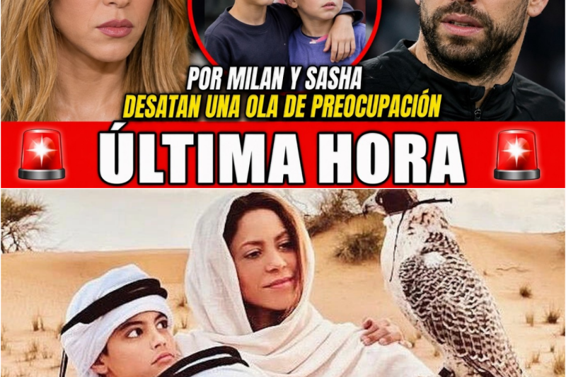 Las drásticas medidas de Shakira y Piqué por el bienestar de Milan y Sasha desatan una profunda ola de preocupación global