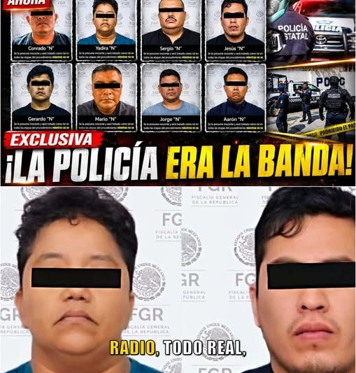 ¡LA POLICÍA ERA LA BANDA! 8 ELEMENTOS de la SSP de VERACRUZ por S3CUESTR0 AGRAVADO y T0RTUR4