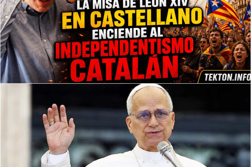 Guerra lingüística en la Sagrada Familia: El Papa León XIV desata la furia del independentismo al elegir el castellano para la bendición de la Torre de Jesucristo