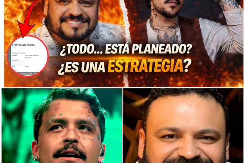 La farsa al descubierto: El video filtrado que expone la falsa guerra entre Christian Nodal y su padre para ocultar el declive de su carrera