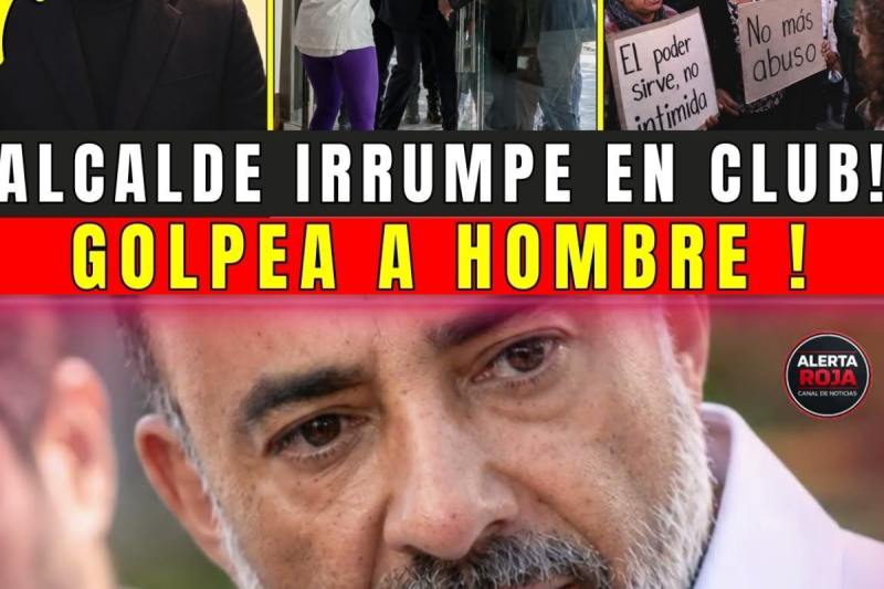 ¡ALCALDE DE METEPEC SE PONE BRAVO! ENTRA CON ESCOLTAS ARMADOS Y GOLPEA VIOLENTAMENTE A UN HOMBRE