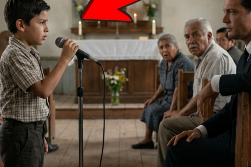 Luis Miguel Entró como un desconocido a una iglesia humilde — Entonces, un niño de 8 años hizo algo.