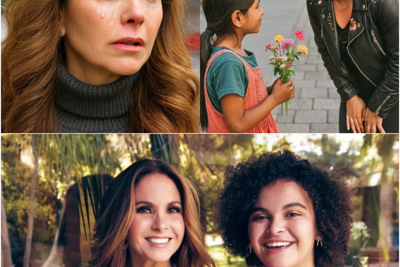 LUCERITO VE A UNA NIÑA VENDIENDO FLORES EN LA CALLE — SU REACCIÓN DEJA A LUCERO SIN PALABRAS