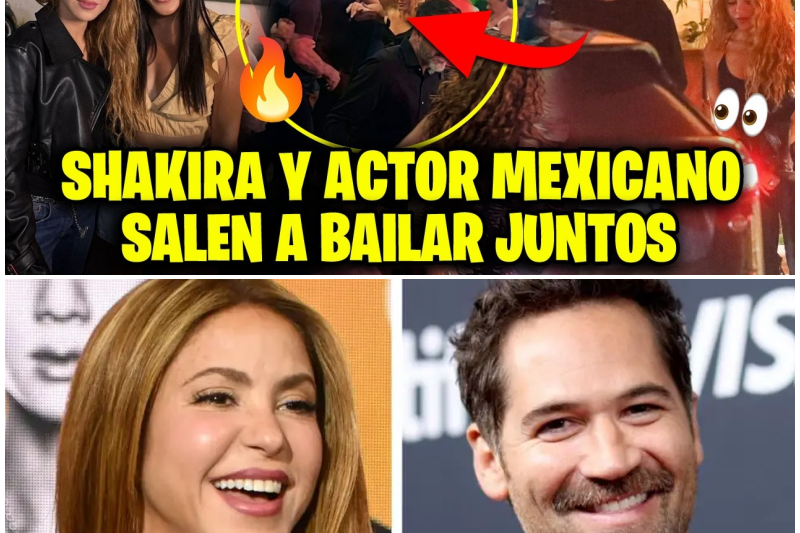 Shakira y el inesperado encuentro que sacude Hollywood: La noche de complicidad y baile junto al actor Manuel García Rulfo