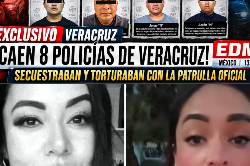 Caen 8 policías de Veracruz: secuestraban y torturaban con la patrulla oficial