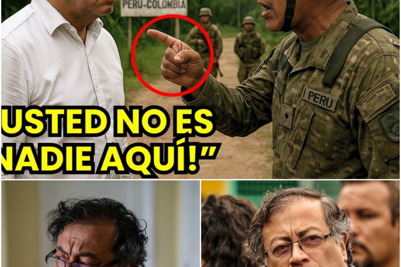 Petro visita frontera con Perú… y un militar le dice “¡Usted no manda aquí!”
