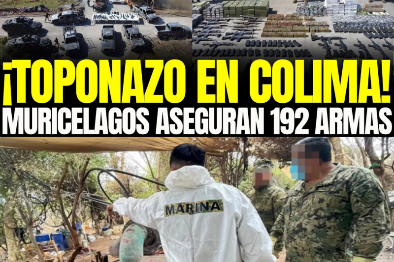 ¡CAIDA del CJNG en COLIMA! TOPONAZO del EJERCITO: ASEGURO 192 ARMAS y 34 MONSTRUOS BLINDADOS