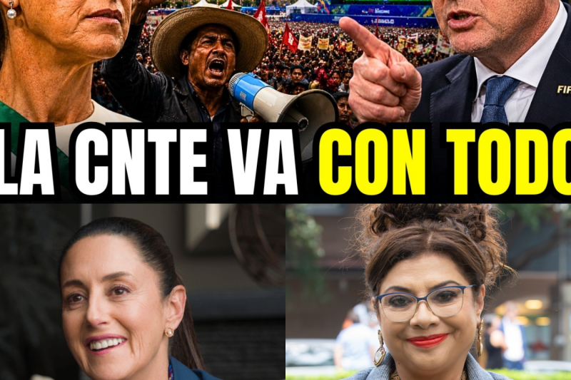 ¡Crisis de Estado en el Zócalo! El Choque Titánico entre la CNTE, el Gobierno y el Fan Fest de la FIFA que Tiene a México al Borde del Abismo Internacional