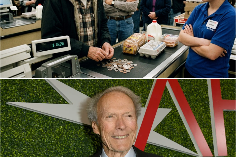 Veteran Counted Coins for BREAD — What Clint did Next STUNNED Entire Store