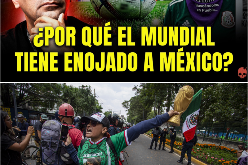 EL MUNDIAL DE LA VERGÜENZA: MILES DE POLICÍAS PROTEGEN ESTADIOS MIENTRAS IGNORAN A MADRES BUSCADORAS