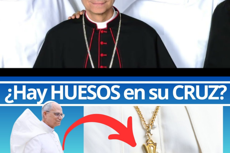 El misterio oculto en el pecho del Papa: las verdaderas reliquias humanas que esconde la cruz pectoral de Leon XIV