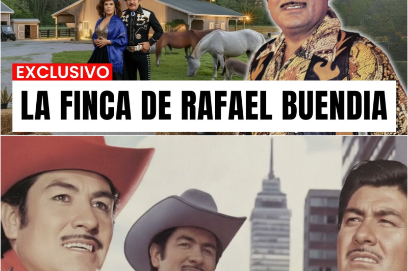 DENTRO de su MAJESTUOSO RANCHO: Conoce su FORTUNA OCULTA ahora RAFAEL BUENDÍA