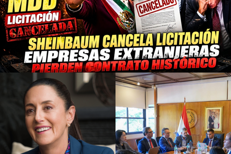 ¡Terremoto Financiero de 4,000 Millones: La Verdad Oculta Tras la Megalicitación Cancelada por Sheinbaum!