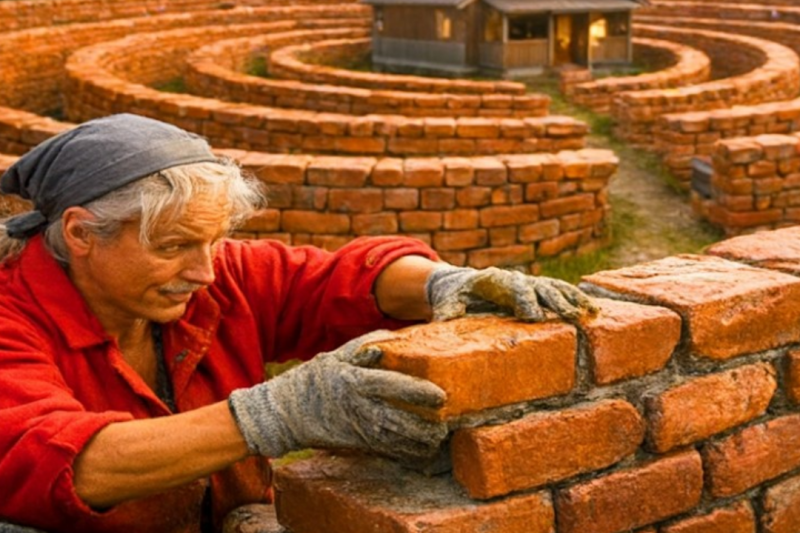 LA LLAMARON LOCA POR HACER CINCO MUROS ALREDEDOR DE LA CASA… PERO EL MOTIVO IMPACTA