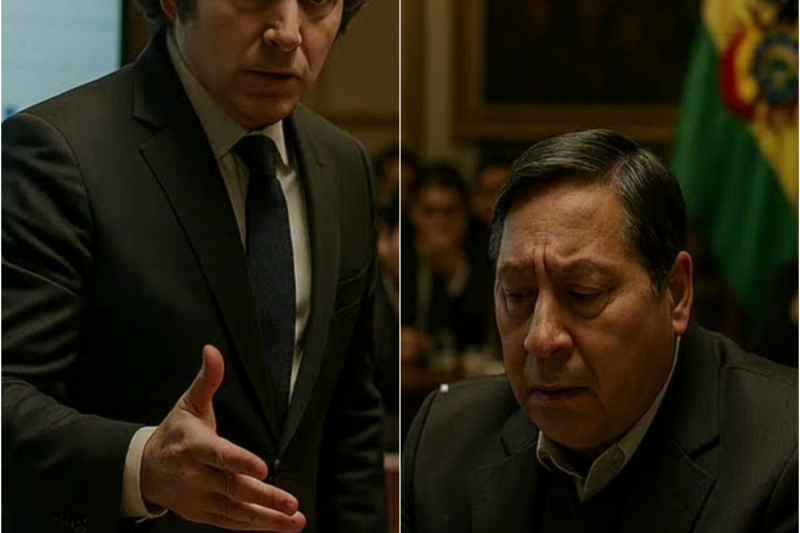La hoja de coca de Luis Arce CAYÓ en 2 3 segundos tras la pregunta de Milei