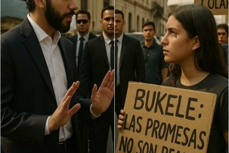 Líder Estudiantil Protestó a Bukele – Nadie Esperaba Esta Reacción al Detener su Convo