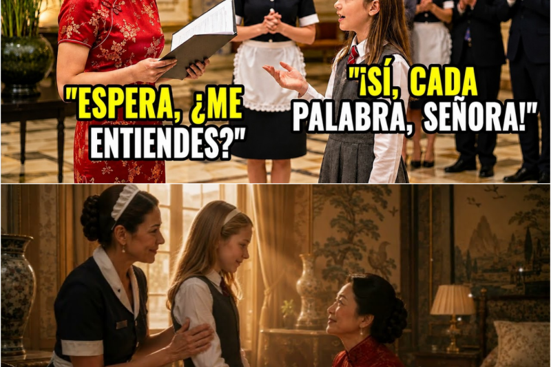 Nadie Entiende Chino, La Mujer MILLONARIA Estalló… Hasta Que La Hija De La Empleada Habló Chino