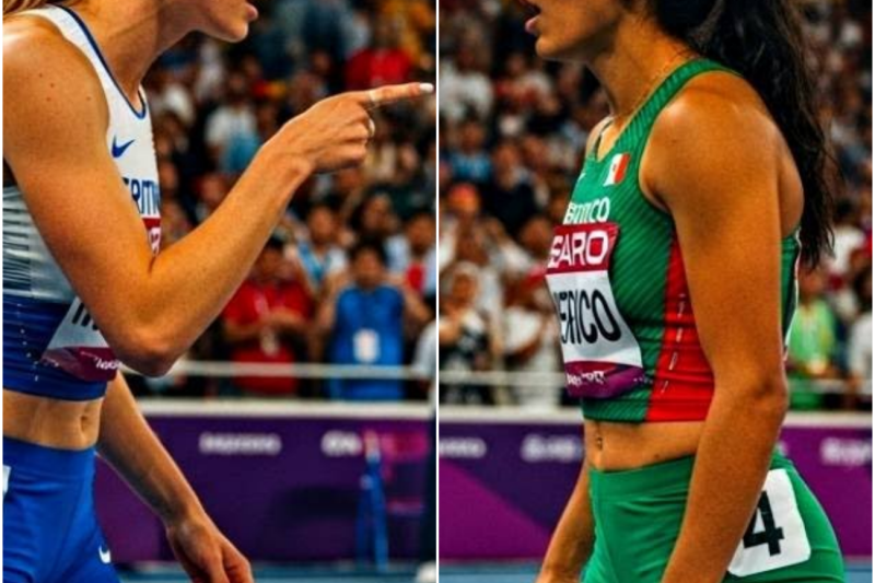 Imposible que una mexicana me gane, gritó la velocista británica y la mexicana voló en los 200 mts
