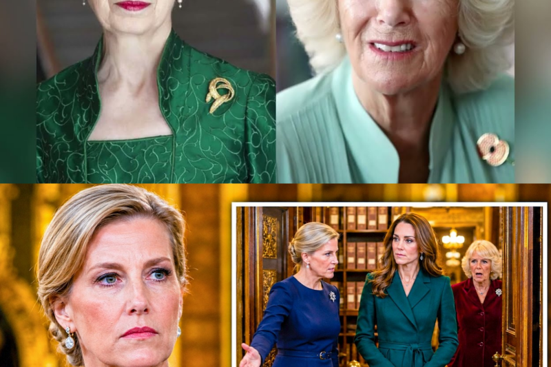 Guerra silenciosa en el palacio: Sophie de Edimburgo desafía una orden de Camila y escolta a Catalina a los archivos secretos de Isabel Segunda
