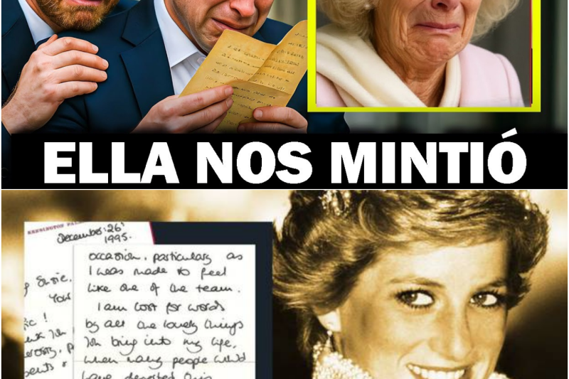 El Legado Íntimo Revelado: La Carta Perdida que Cambió la Visión de la Princesa Diana sobre el Príncipe William