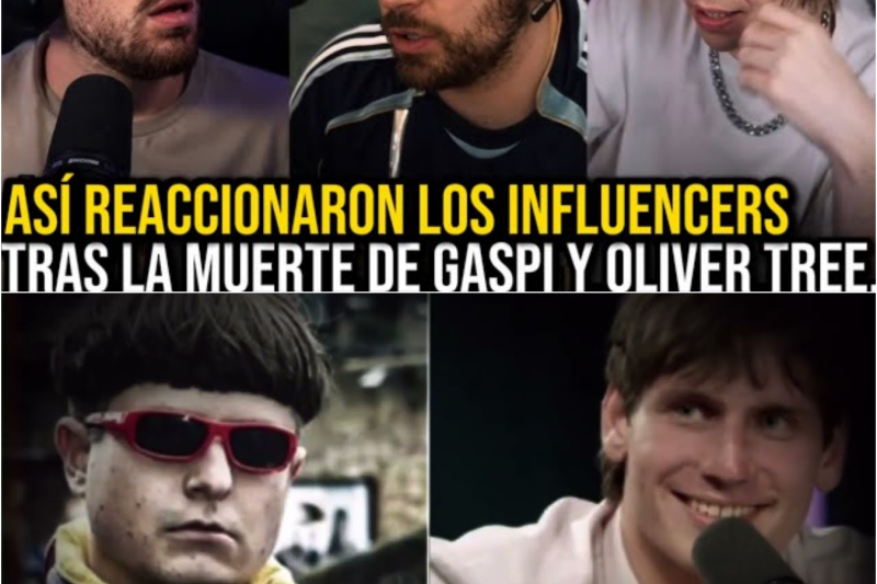 Así despiden a Gaspi y a Oliver tree ibai, el rubios, y más creadores de contenido. Llorando