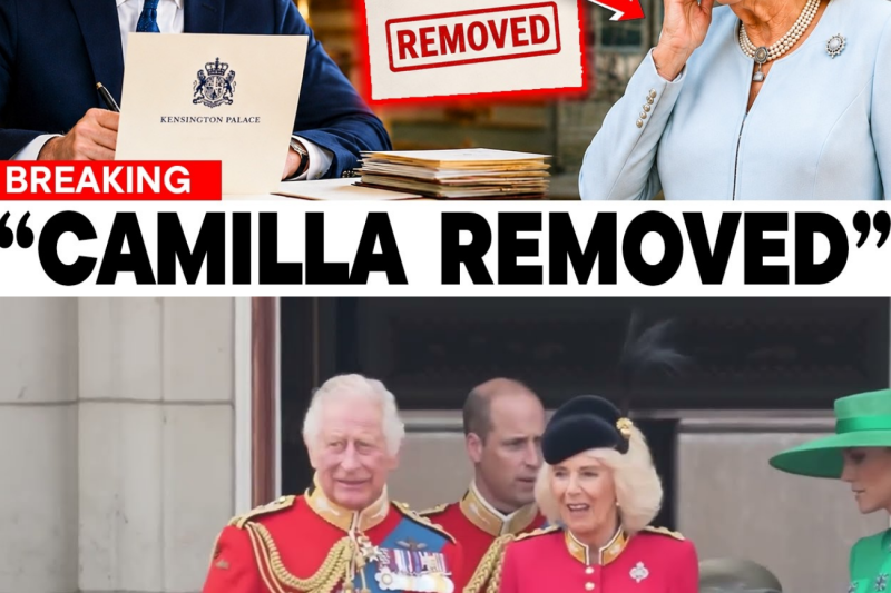 Giro histórico en Buckingham: el príncipe Guillermo elimina el nombre de Camila de la correspondencia oficial y rediseña el mapa del poder real