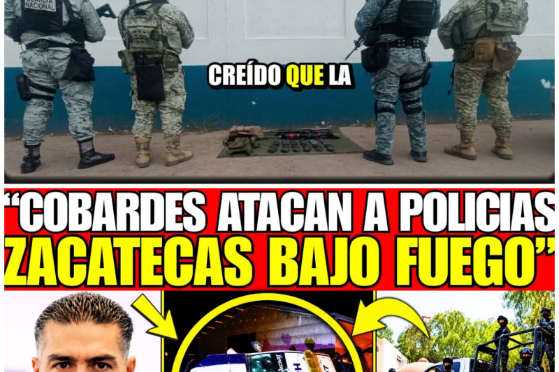 ¡BRUTAL EMBOSCADA en ZACATECAS; HARFUCH RESPONDE a 2 POLICIAS ABATIDOS por SICARIOS!