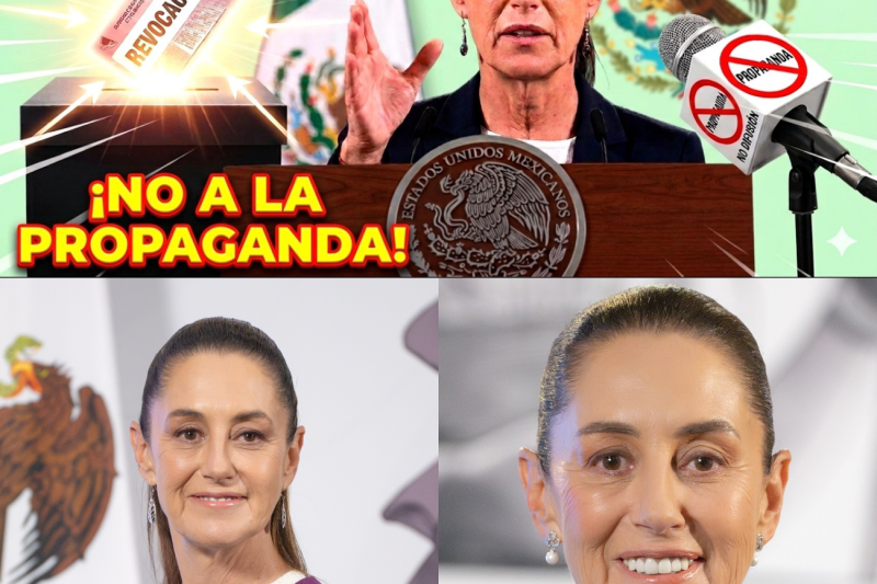 DEFENSA ABSOLUTA: Sheinbaum Desafía a la Oposición y Desata una Tormenta Política por la Revocación de Mandato