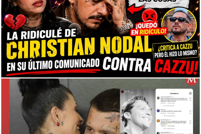 Christian Nodal Queda en Evidencia: El Comunicado Contra Cazzu Que Desató Una Ola Implacable de Críticas y Revivió Sus Peores Escándalos